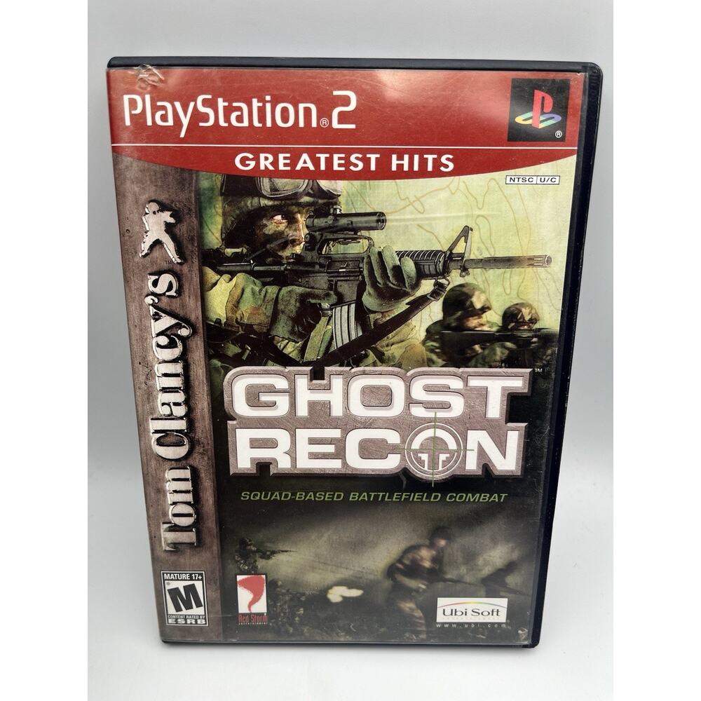 Tom Clancy's Ghost Recon (Sony PlayStation 2, 2002) Complete Tested
